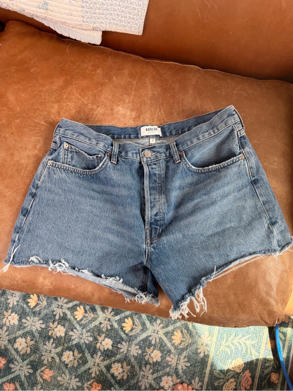 Agolde Parker long Jean short